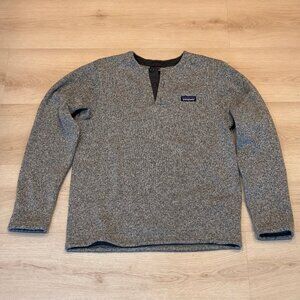 Patagonia Better Sweater Henley - Size M - Stonewash Gray